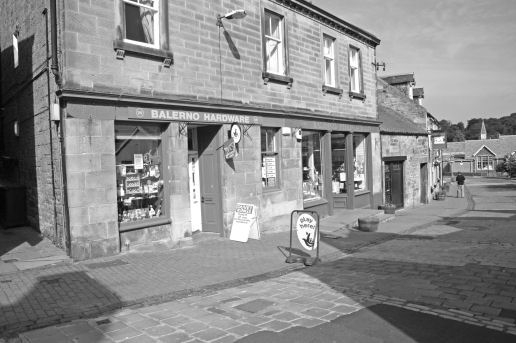 Photograph of a Balerno street